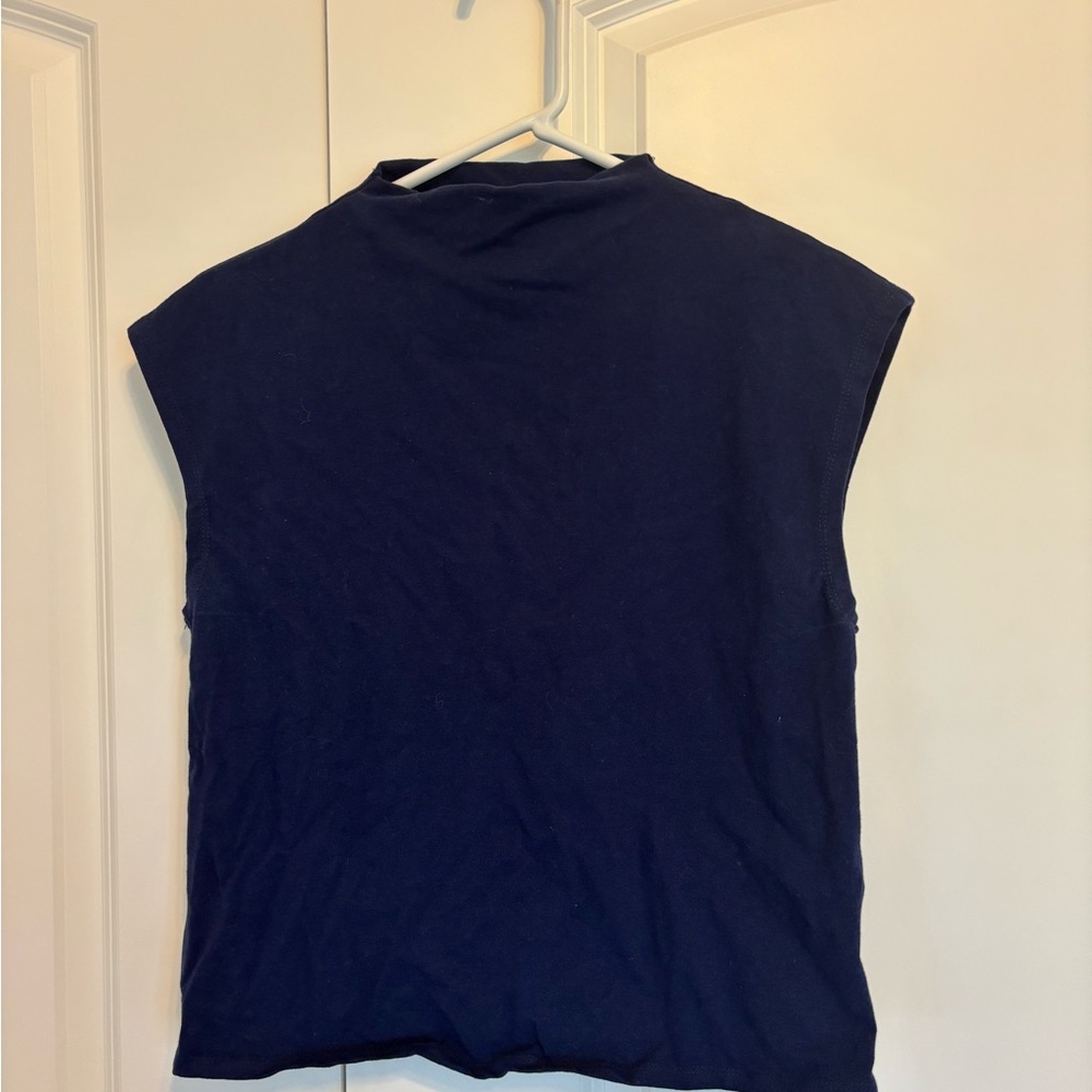 Anthropologie Navy Blue Sleeveless Women's Top